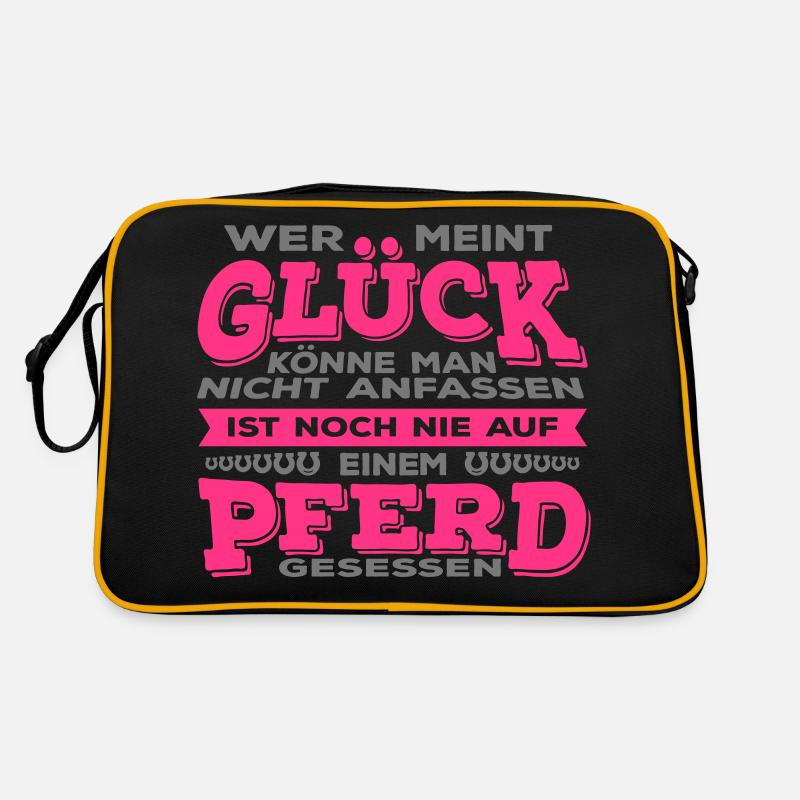 Glück Pferd Retro Tasche
