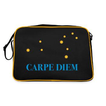 Carpe Diem utilise l’horoscope de la constellation du Jour du Lion - Sac Retro - noir/or - Dos