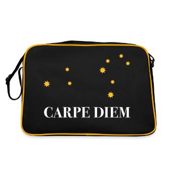 Carpe Diem utilise l’horoscope de la constellation du Jour du Lion - Sac Retro - noir/or - Dos