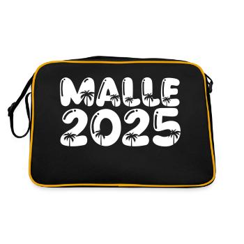MALLE 2025 - Sac Retro - noir/or - Dos