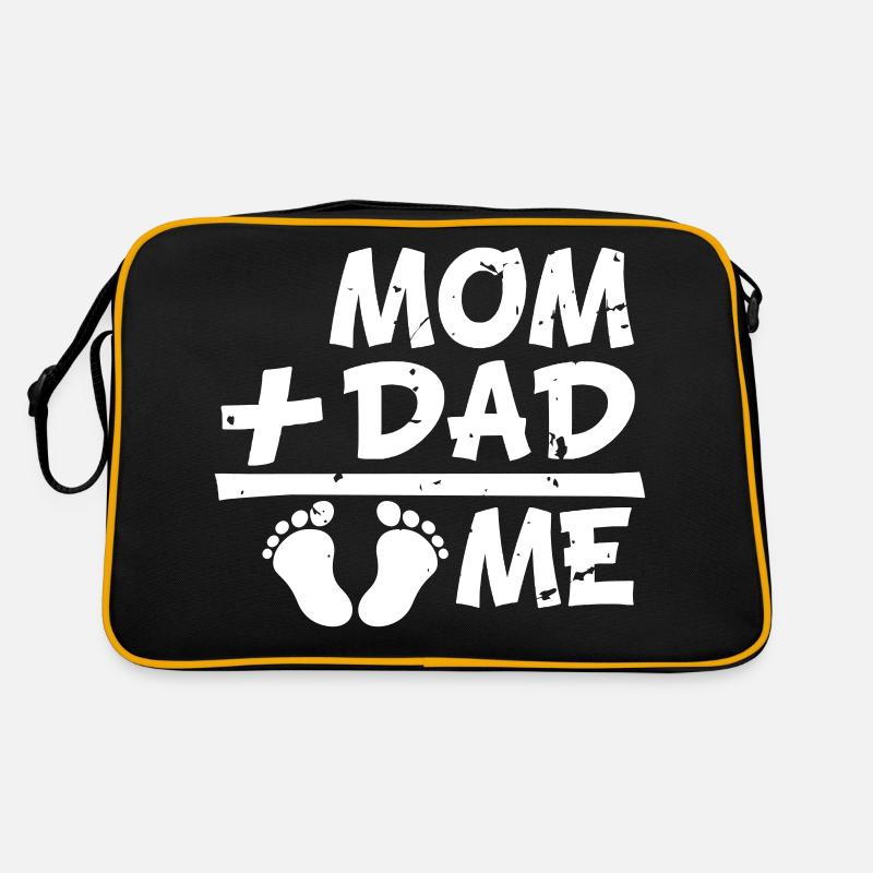 Maman enceinte et papa moi grossesse ventre Sac Retro
