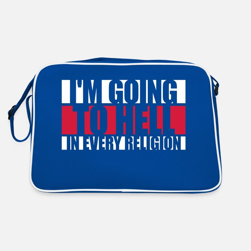 im going to hell Retro Tasche