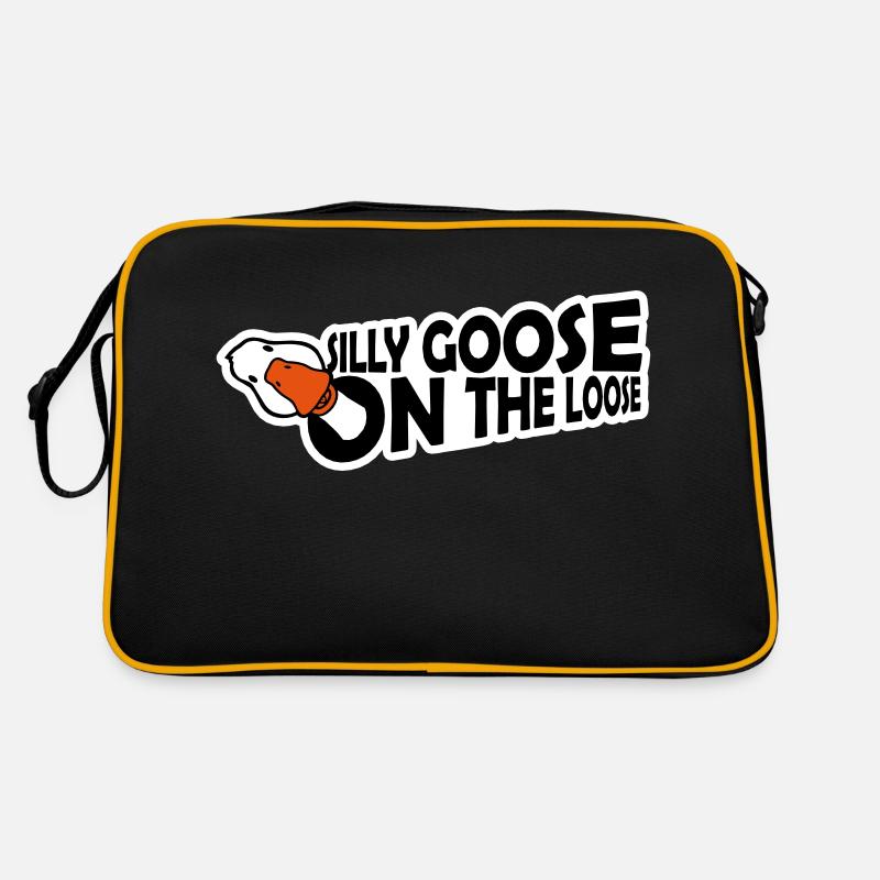 goose on the loose Retro Tasche