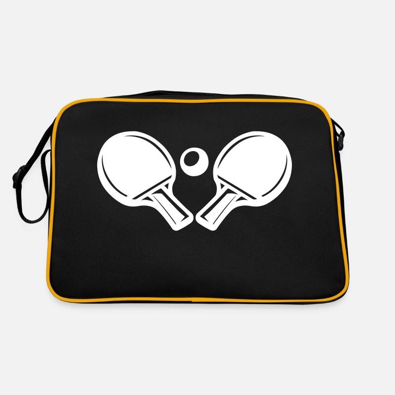 Icône de la batte de tennis de table Sac Retro
