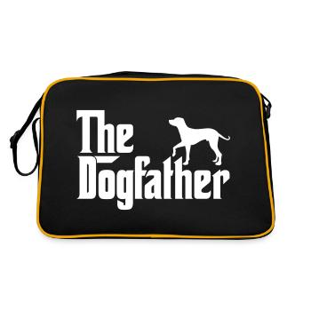 Dalmatian Dogfather Dog Lover Godfather Style - Sac Retro - noir/or - Dos