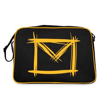 Email, Envelope Icon - Retro Bag - black/gold - Back