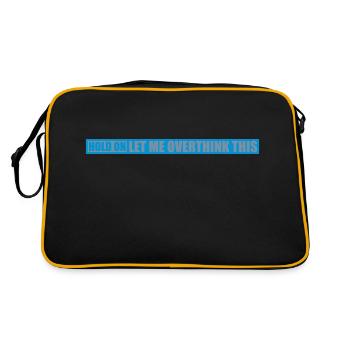 Permettez-moi d’exagérer - Sac Retro - noir/or - Dos