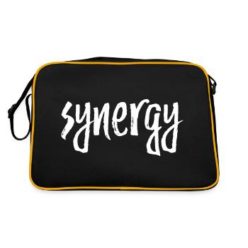 Synergie - Sac Retro - noir/or - Dos