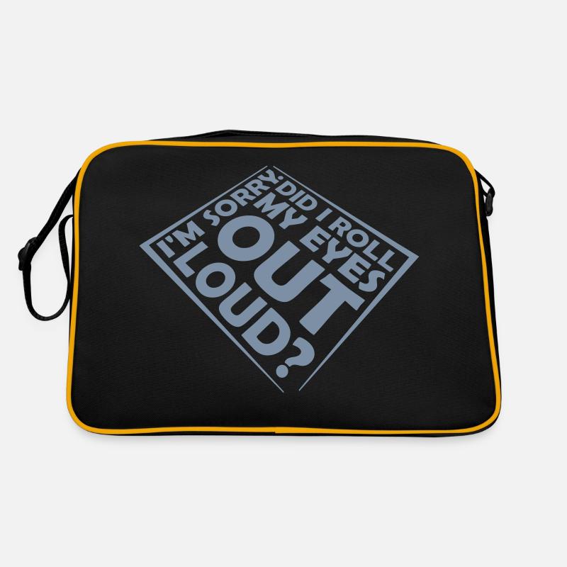 Roulez mes yeux Sac Retro