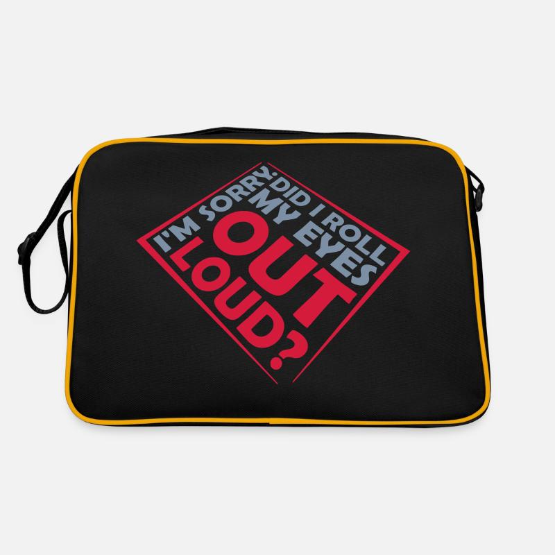 Roulez mes yeux Sac Retro