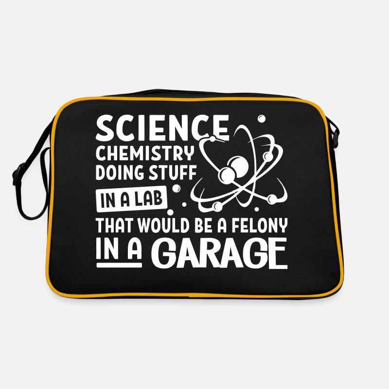 Science Chemistry Retro Tasche