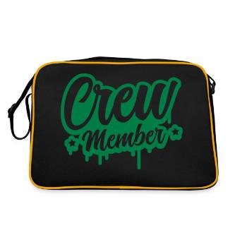 Membre d’équipage - Sac Retro - noir/or - Dos