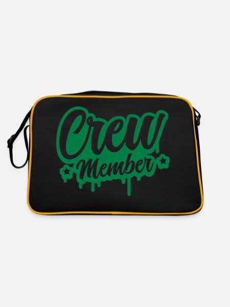 Membre d’équipage - Sac Retro - noir/or - Dos