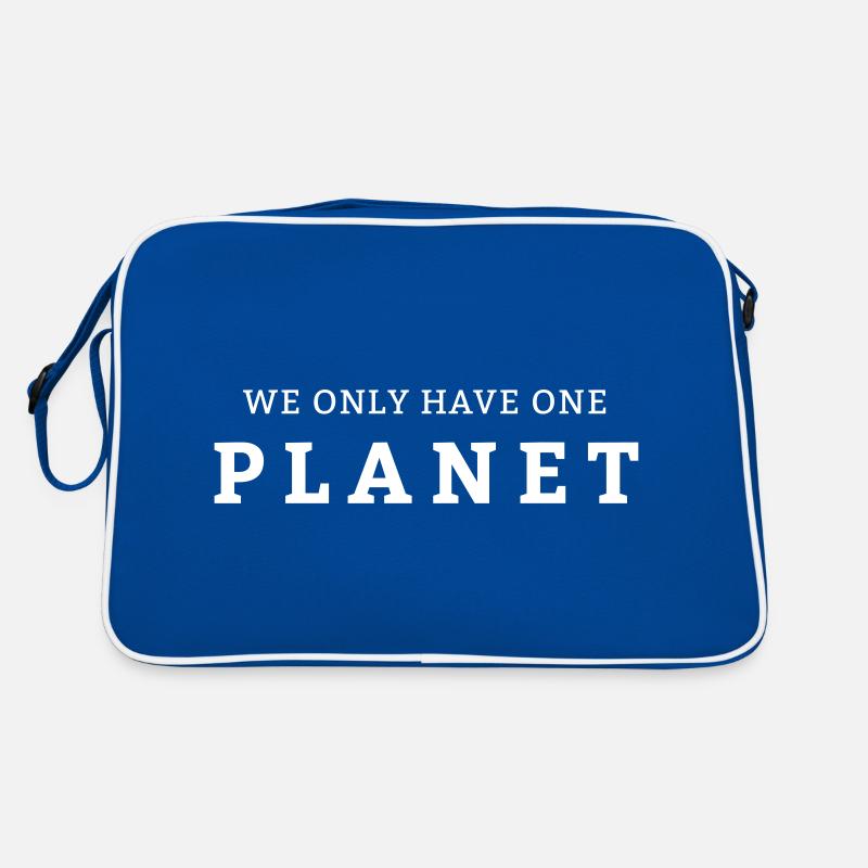 One Planet Erde Geschenk Retro Tasche
