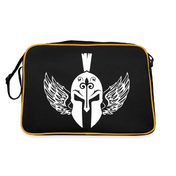 casque spartan warrior - Sac Retro - noir/or - Dos