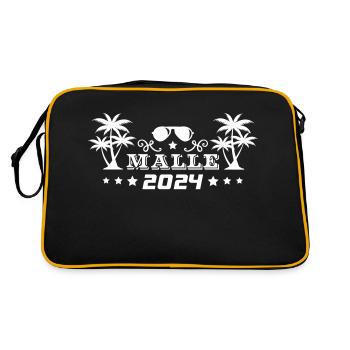MALLE 2024 - Sac Retro - noir/or - Dos