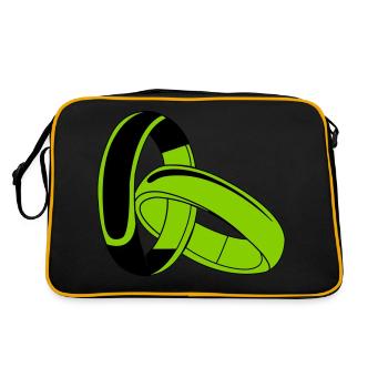 Bagues - Sac Retro - noir/or - Dos