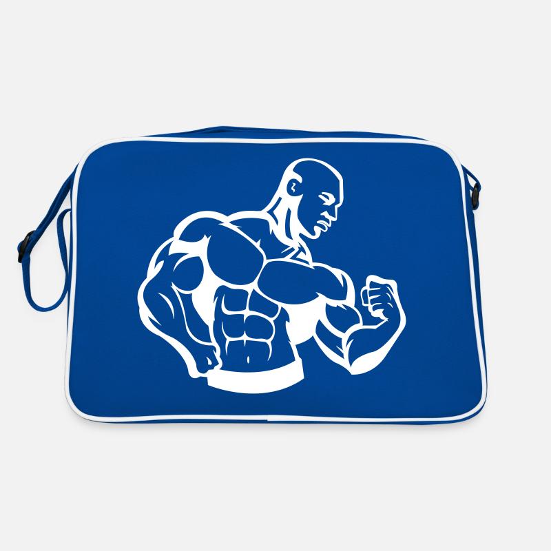 Bodybuilding Bodybuilders Retro Bag
