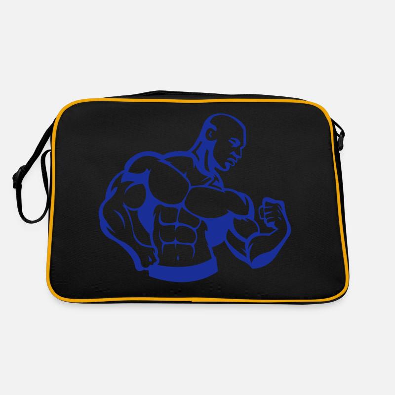 Bodybuilding Bodybuilders Retro Bag