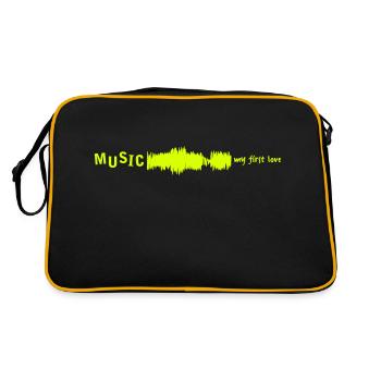 Musique > Mon premier amour > VECTORGRAPHIC - Sac Retro - noir/or - Dos