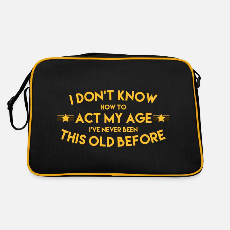 COMMENT AGIR À MON ÂGE Sac Retro