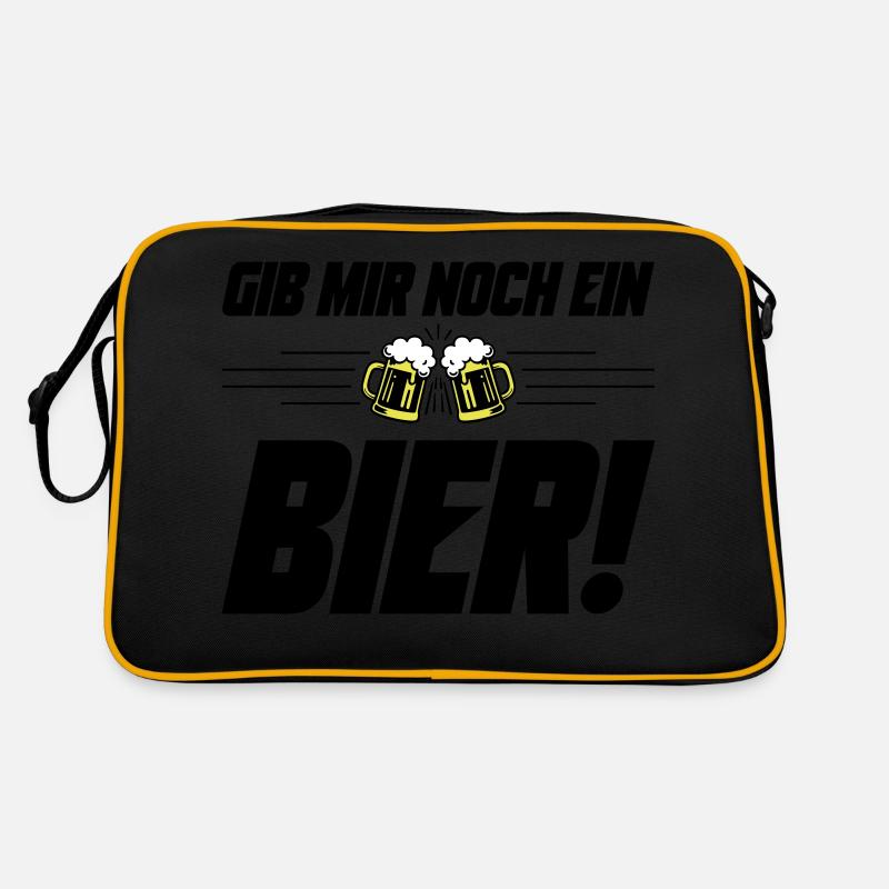 Noch ein Bier Spruch Retro Tasche