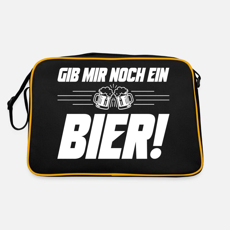 Noch ein Bier Spruch Retro Tasche