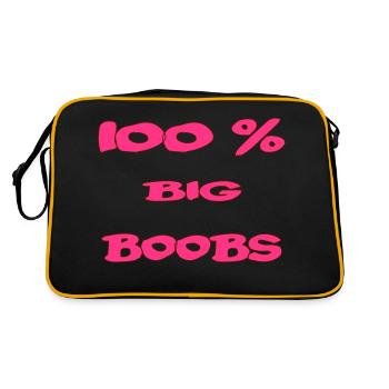 100 % big boobs - Sac Retro - noir/or - Dos