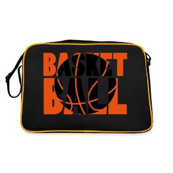 Basketball - Retro Bag - black/gold - Back
