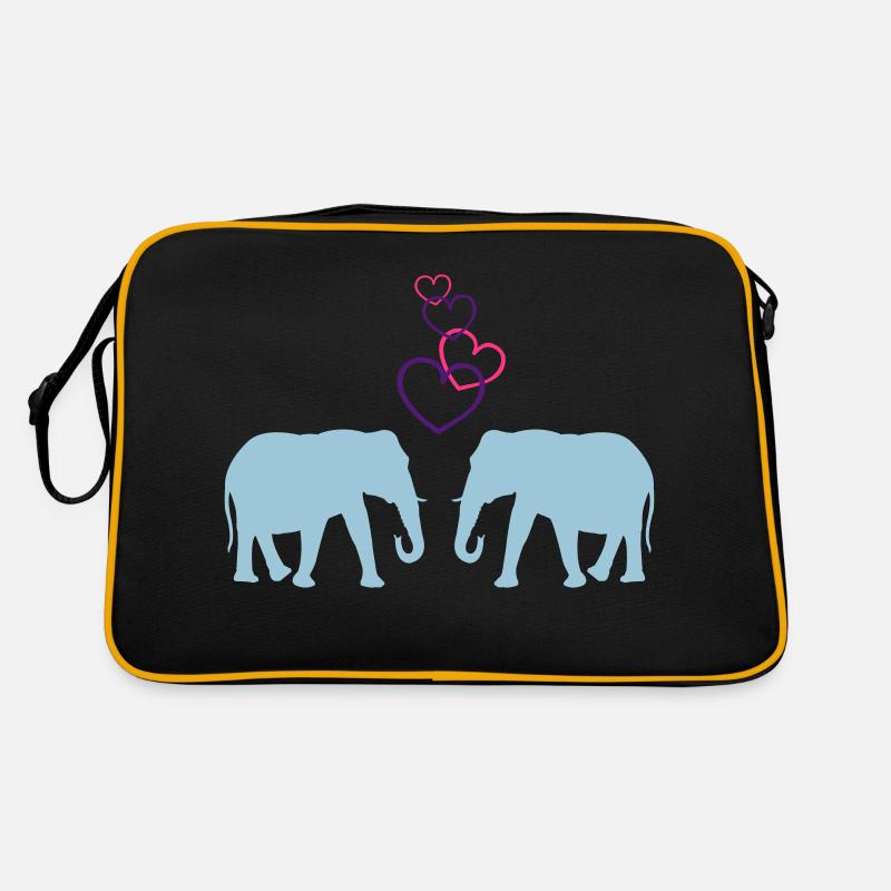 Elephant Love 02 Retro Bag