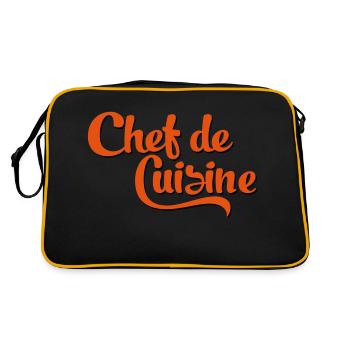 chef - Sac Retro - noir/or - Dos