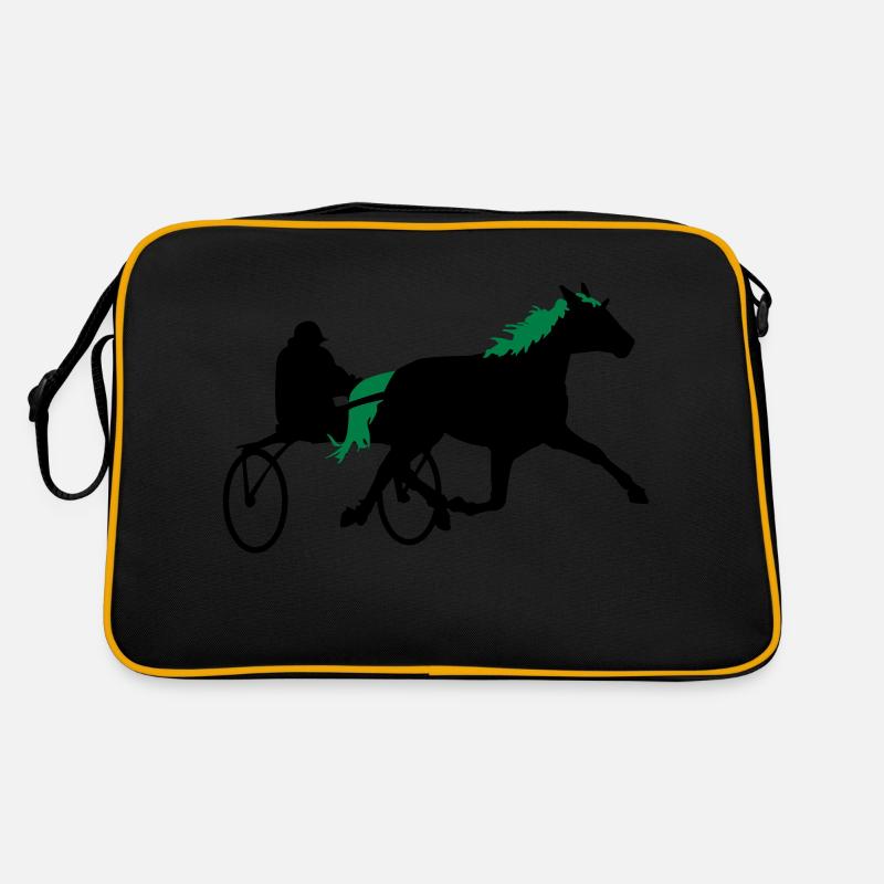 Sulki au trot - Sac Retro - noir/or