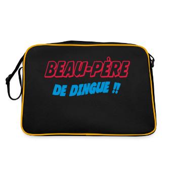 Beau Père de dingue - Sac Retro - noir/or - Dos