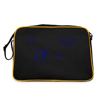 univers - Sac Retro - noir/or - Dos