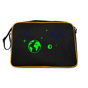 Univers - Sac Retro - noir/or - Dos