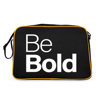 Be Bold - Retro Bag - black/gold - Back