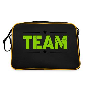 Équipe - Sac Retro - noir/or - Dos
