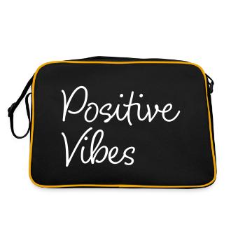 Ondes positives - Sac Retro - noir/or - Dos