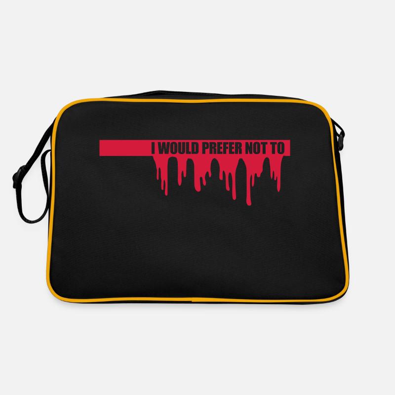 Je préfère ne pas Sac Retro
