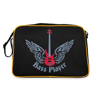 bass_guitar_072011_f_2c - Retro Bag - black/gold - Back