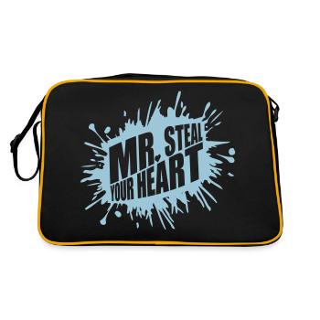 Monsieur vole votre cœur - Sac Retro - noir/or - Dos