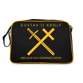Gustave II Adolphe - Sac Retro - noir/or - Dos