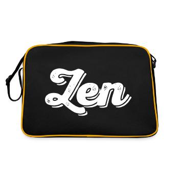 Zen - Retro Bag - black/gold - Back
