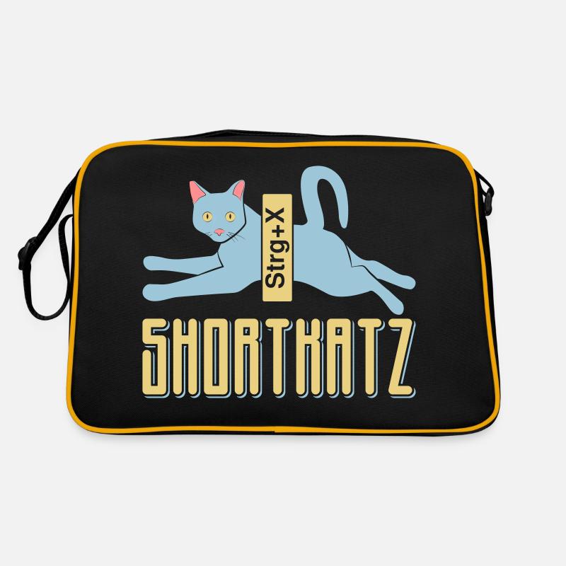 Short Katz - Retro Bag - black/gold