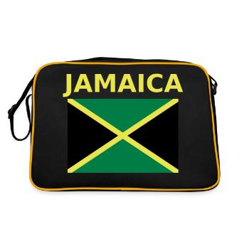 jamaica - Sac Retro - noir/or - Dos
