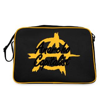 (Anarcho-) Capitalisme 2 - Sac Retro - noir/or - Dos