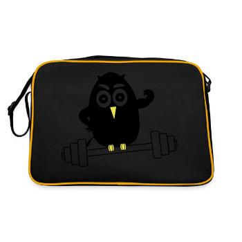vogel Bodybuilding - Sac Retro - noir/or - Dos