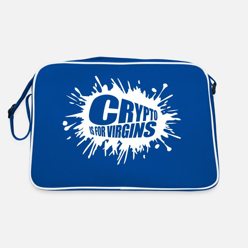 crypto is for virgins Retro Tasche