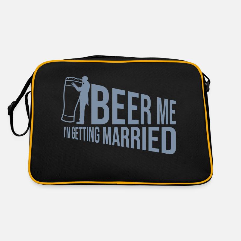 Beer Me Getting Married Retro Bag