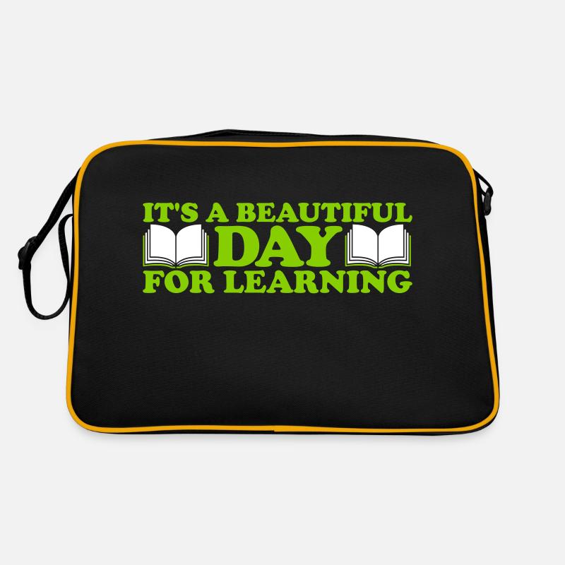 beautiful day for learning Retro Tasche